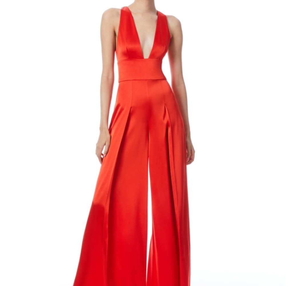 Alice + Olivia Vibrant Orange Dress